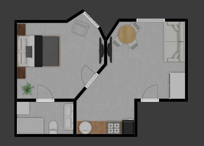 Apartment Househost Apartment: Starowislna Street 36/27 Krakau